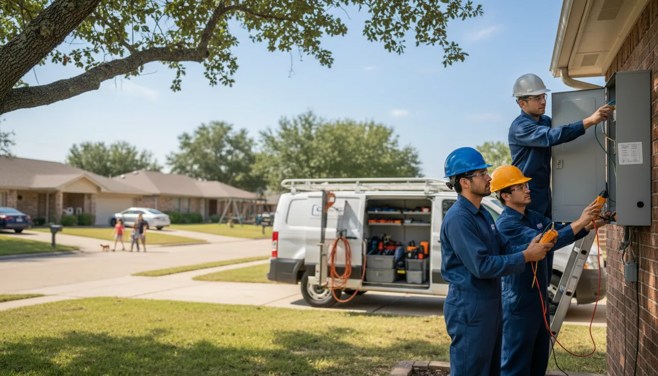 Certified electrician providing emergency electrical services in Brookside, AL